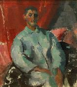 Rik Wouters Self-portrait with Black Bandage oil